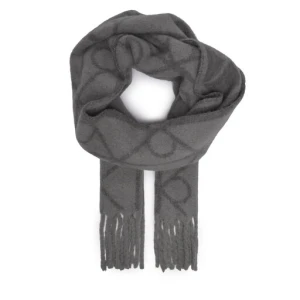 Szalik Calvin Klein Emblem Aop Brushed LV04D8072G Szary