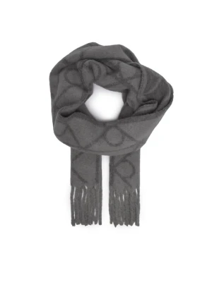 Szalik Calvin Klein Emblem Aop Brushed LV04D8072G Szary