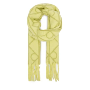 Szalik Calvin Klein Emblem Aop Brushed LV04D8072G Zielony