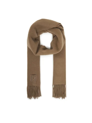 Szalik Calvin Klein Emblem LV04D8060G Beżowy