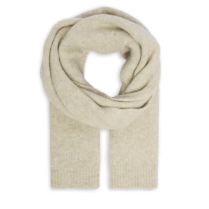 Szalik Calvin Klein Embroidery Airy K60K612610 Beżowy