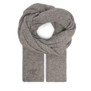 Szalik Calvin Klein Thick Embroidery K60K612664 Szary