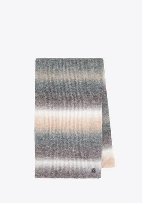 Szalik damski w stylu ombre szaro - beżowy Wittchen