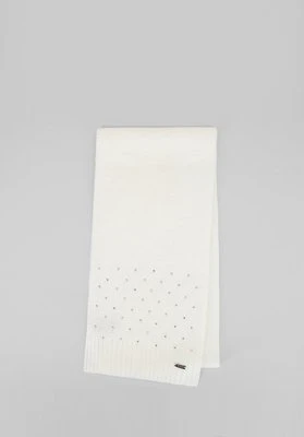 Szalik damski z ozdobnymi cyrkoniami kremowy Wittchen