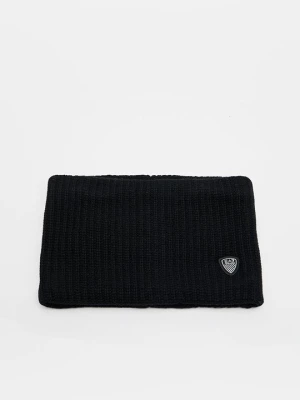 Szalik komin EA7 Emporio Armani czarny