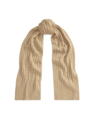 Szalik LAUREN RALPH LAUREN 454P23506001 Beżowy ciemny