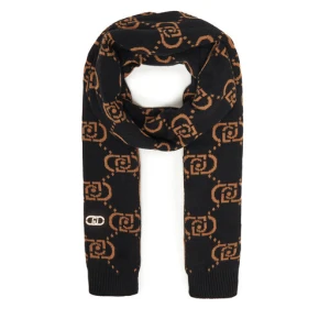 Szalik Liu Jo Sciapa Logo Monog 2F5004 M0300 Czarny