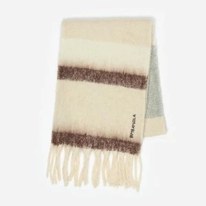 Szalik szczotkowany paski kość słoniowa BIMBA Y LOLA