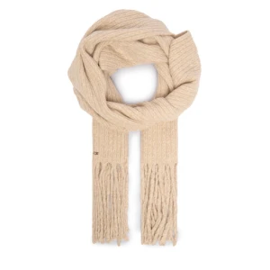 Szalik Tommy Hilfiger Cable Enamel AW0AW17793 Beżowy