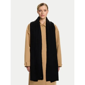 Szalik Tommy Hilfiger Flag Fluffy AW0AW17787 Czarny