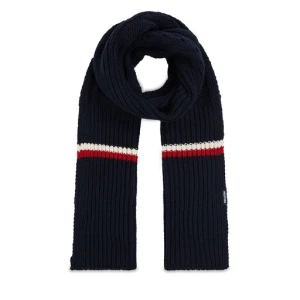 Szalik Tommy Hilfiger Monotype Chunky Knit Scarf AM0AM11507 Granatowy