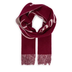 Szalik Tommy Hilfiger Script Logo AW0AW17786 Bordowy