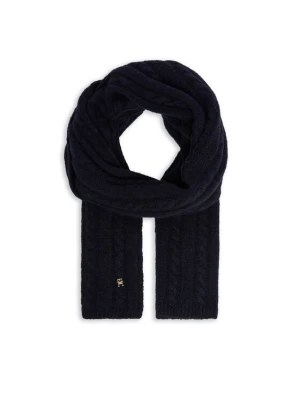 Szalik Tommy Hilfiger Timeless AW0AW16990 Granatowy