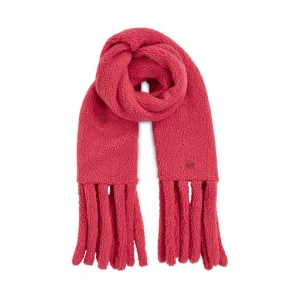 Szalik Tommy Jeans Tjw Cosy Knit Fancy Scarf AW0AW15476 Różowy