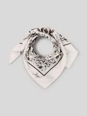 Szalik w beżowe wzory Joop