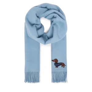 Szalik Weekend Max Mara Fascia 2615541034 Błękitny