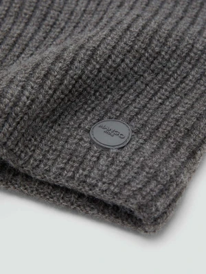 Szalik z dzianiny szary - Dzieci - Rozmiar uniwersalny - MANGO KIDS