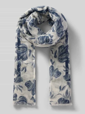 Szalik z kwiatowym nadrukiem allover model 'Hawaii' altea