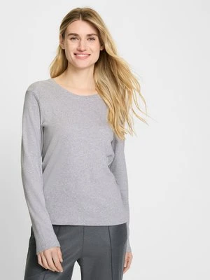 Szara bawełniana bluzka damska Edda – Cosmic Chic Olsen