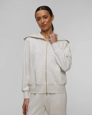 Szara Bluza Damska Varley Halley Zip Through Sweat