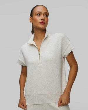 Szara Bluza Damska Varley Ritchie Short Sleeve Sweat