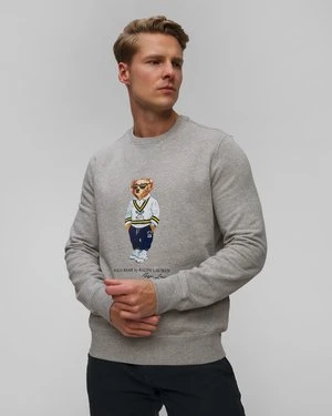 Szara Bluza Męska Polo Ralph Lauren