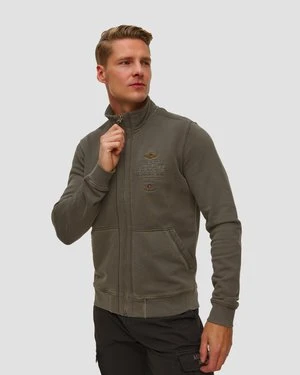Szara Bluza Rozpinana Męska Aeronautica Militare