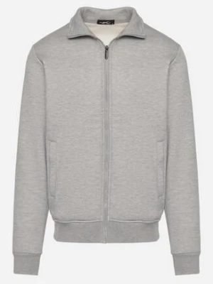 Szara Bluza Rozpinana z Bawełną Anorrive h&s