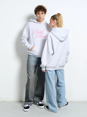 Szara bluza z kapturem aura Top Secret