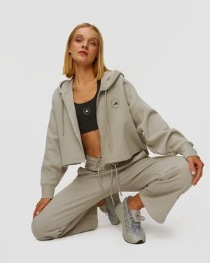 Szara Bluza Z Kapturem Damska Adidas By Stella Mccartney Crop