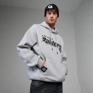 Szara bluza z nadrukiem Las Vegas Raiders House