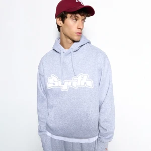 Szara bluza z nadrukiem Synth House