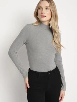 Szara Bluzka Golf Typu Longsleeve Altera