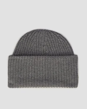 Szara Czapka Wełniana Damska Deha