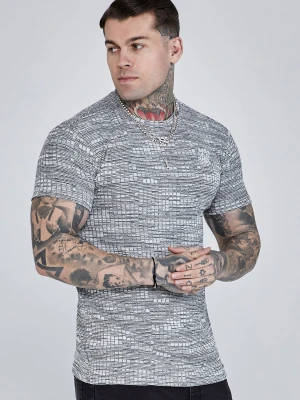 SikSilk Męska Koszulka Szara