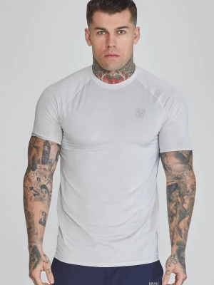 SikSilk Męska Szara Koszulka Muscle Fit