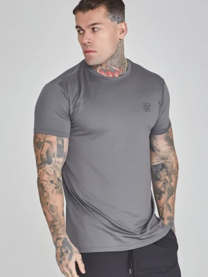 SikSilk Męska Szara Koszulka Muscle Fit