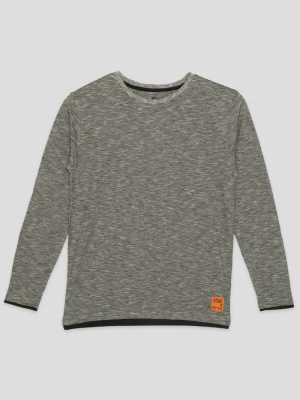 Szara koszulka z długim rękawem Reporter
