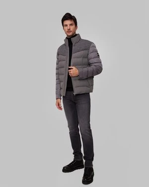 Szara kurtka zimowa męska Hugo Boss H-Clanello