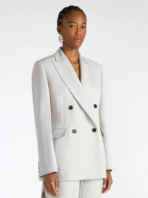 SZARA MARYNARKA LEN I WISKOZA LIVIANA CONTI