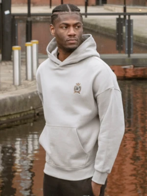 Szara męska bluza pulowerowa SikSilk