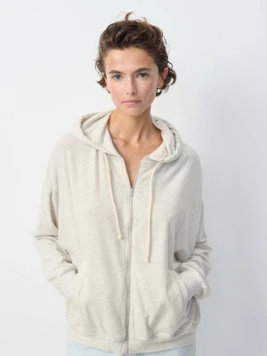 SZARA MIĘKKA BLUZA Z KAPTUREM AMERICAN VINTAGE