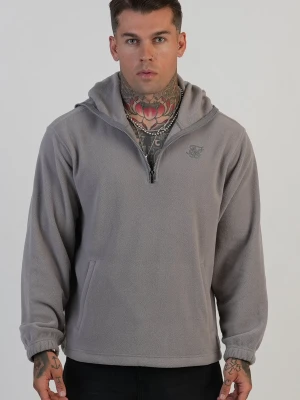 Szara polarowa bluza męska SikSilk