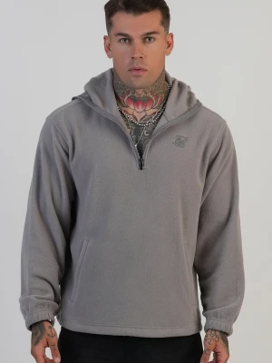 Szara polarowa bluza męska SikSilk
