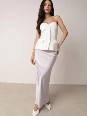 Szara Satynowa Spódnica Maxi Shapas bisou's project