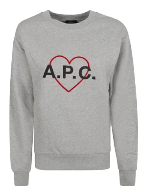 Szara Sweter Sweat Leon A.p.c.