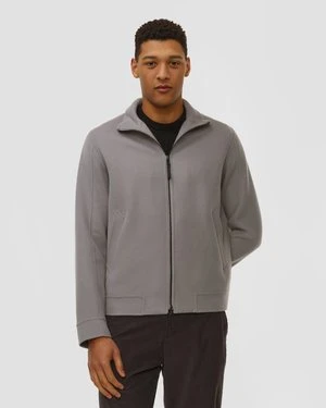 Szara Wełniana Bluza Rozpinana Męska Bogner Brice-w