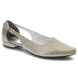 Szare Baleriny Exquisite Damskie Eleganckie Buty