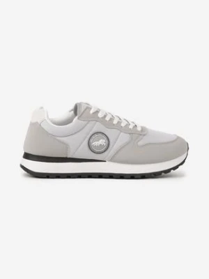 Szare Buty Sportowe Sneakersy z Ozdobną Aplikacją Salintia