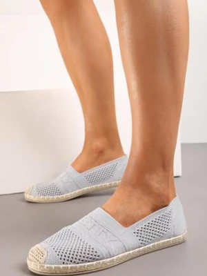 Szare Espadryle Rinestas